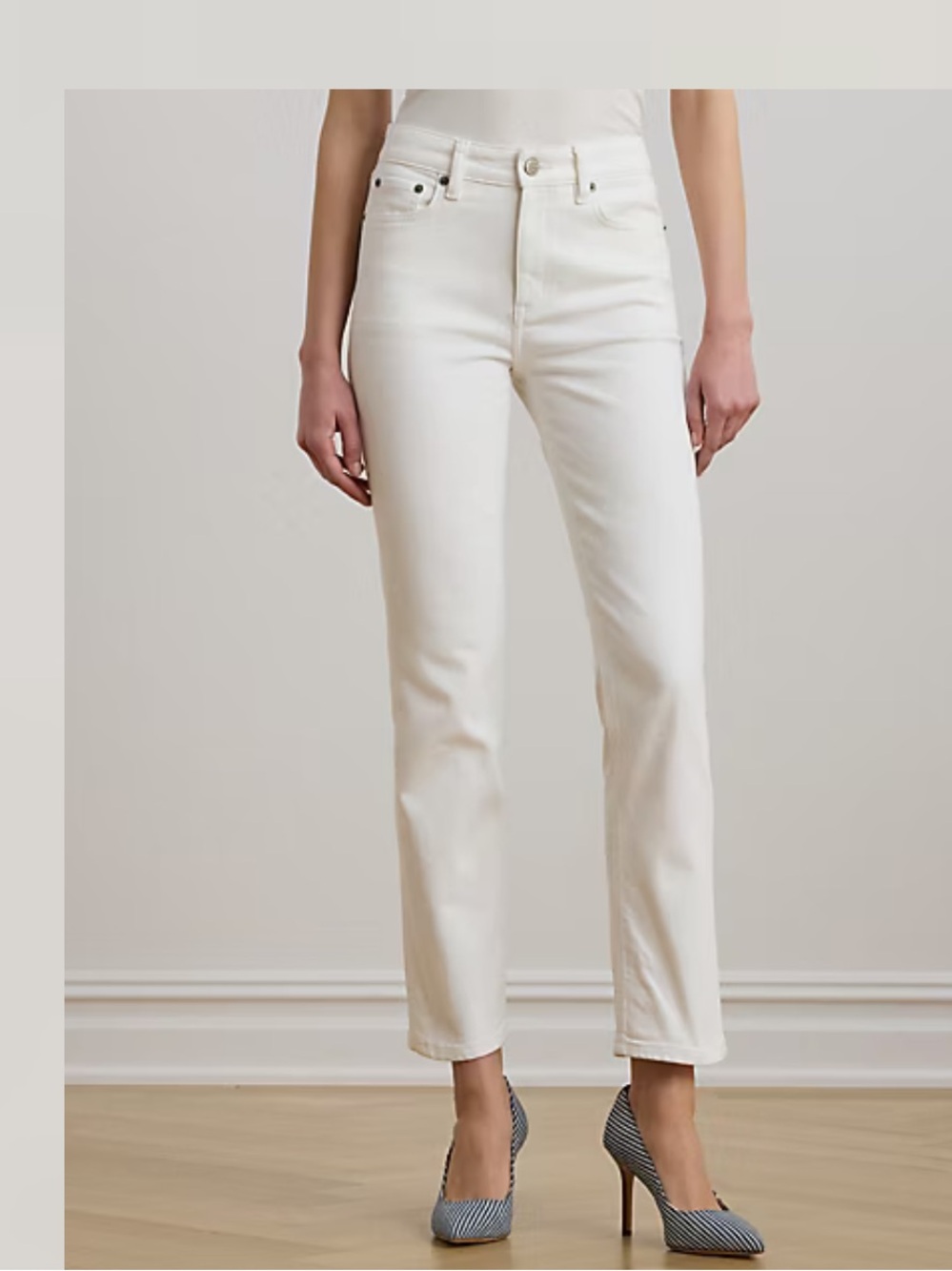 High-Rise Straight Ankle Jean